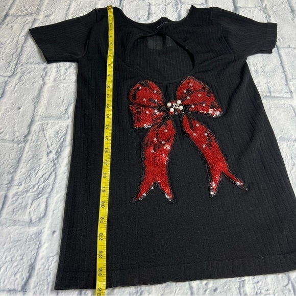 Christmas bow tunic shirt - Picture 3 of 7